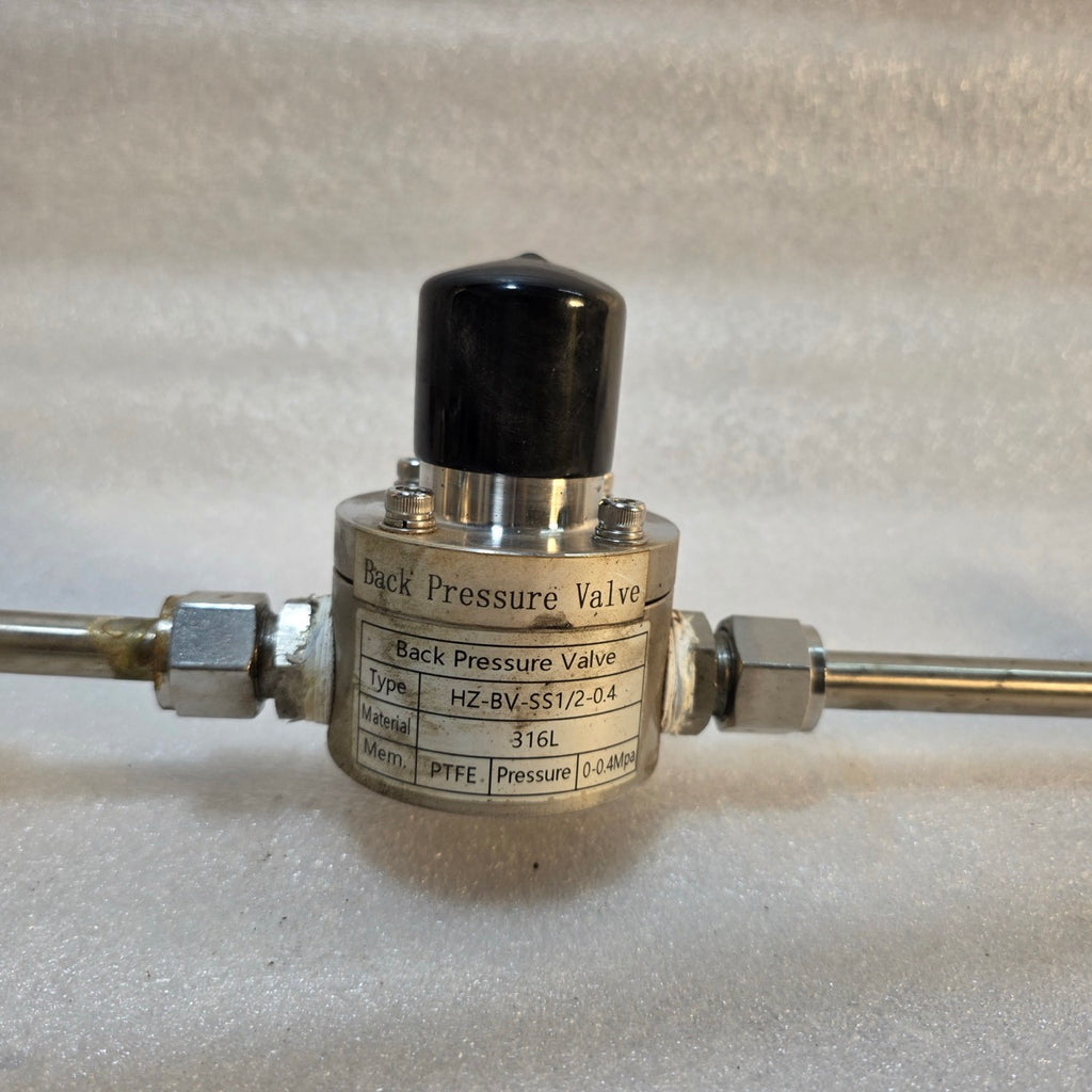 HZ-BV-SS1/2-0.4 BACK PRESSURE VALVE 0-0.4 MPA