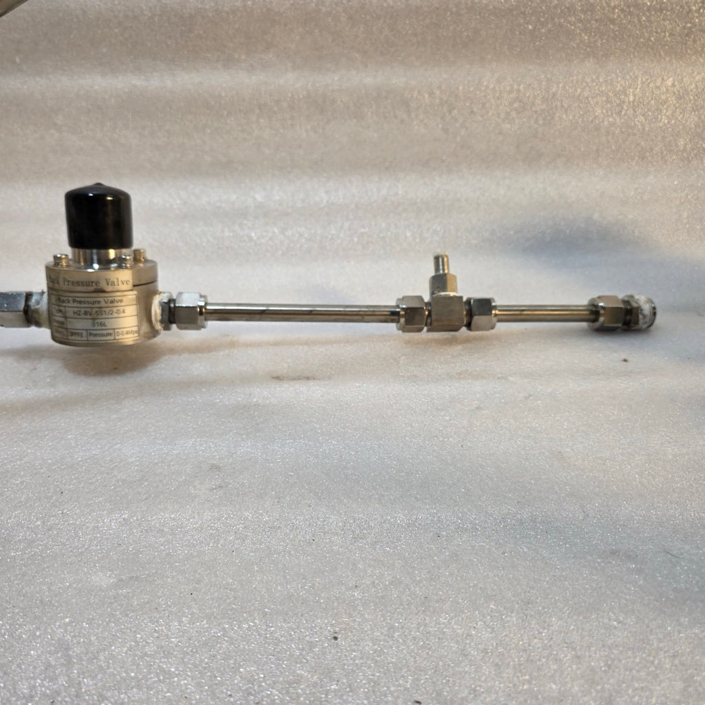 HZ-BV-SS1/2-0.4 BACK PRESSURE VALVE 0-0.4 MPA