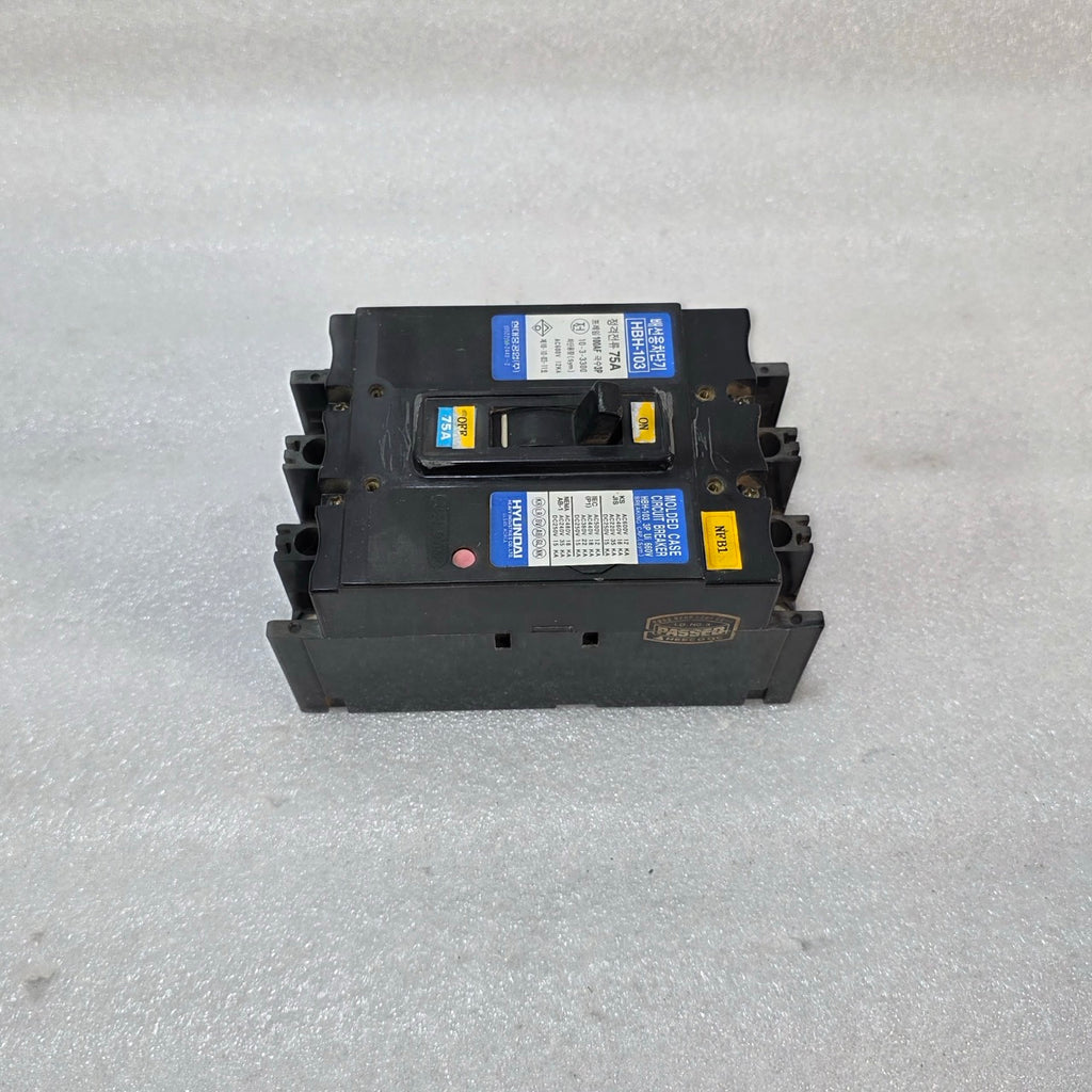 HYUNDAI HBH-103 3-POLE CIRCUIT BREAKER 75A