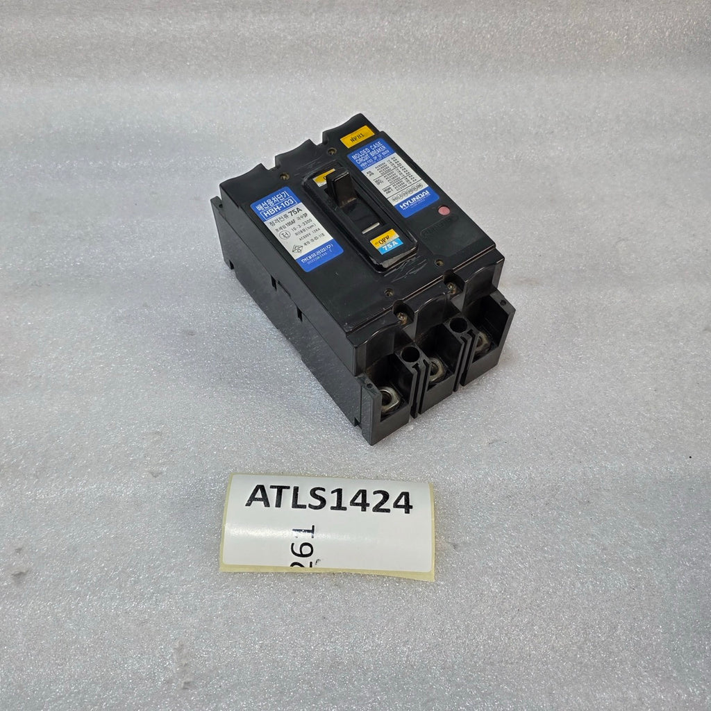 HYUNDAI HBH-103 3-POLE CIRCUIT BREAKER 75A