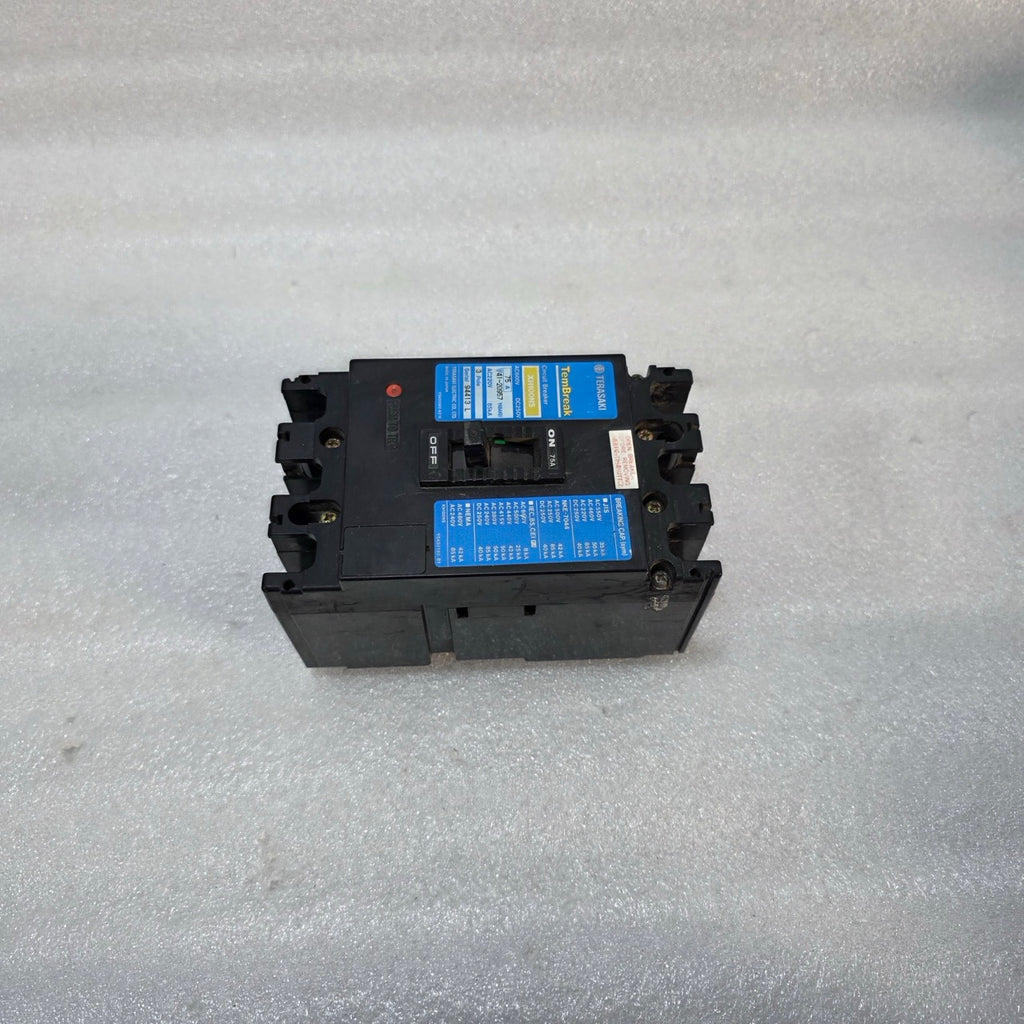 TERASAKI XH100NS 3-POLE CIRCUIT BREAKER 75A