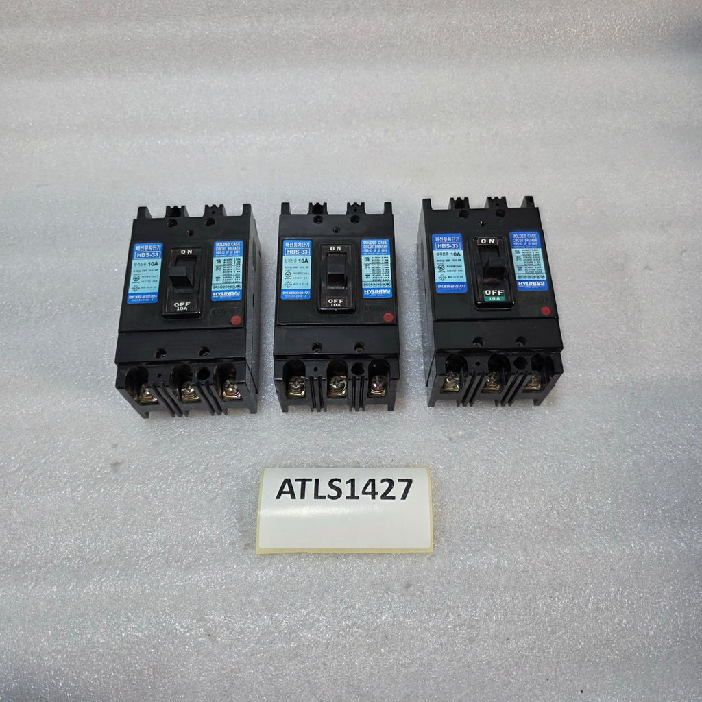 HYUNDAI HBS-33 3-POLE CIRCUIT BREAKER 10A