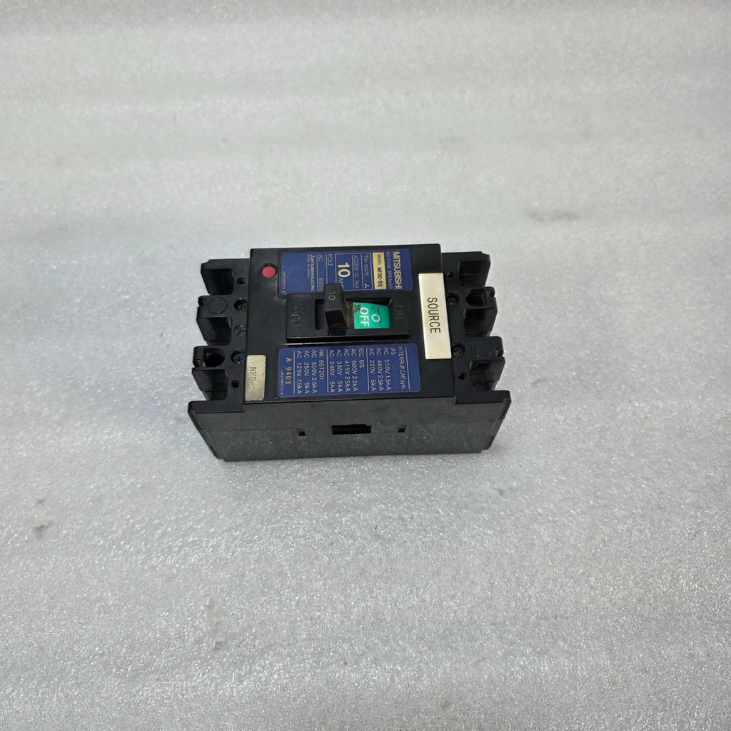 MITSUBISHI NF30-SS 3-POLE CIRCUIT BREAKER 10A