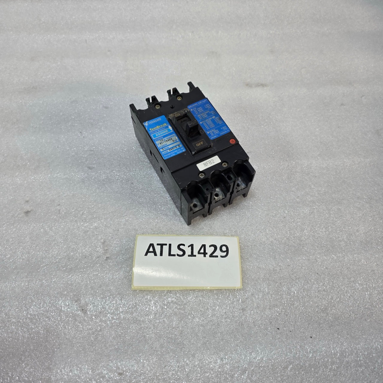 TERASAKI XS30NS 3-POLE CIRCUIT BREAKER 10A