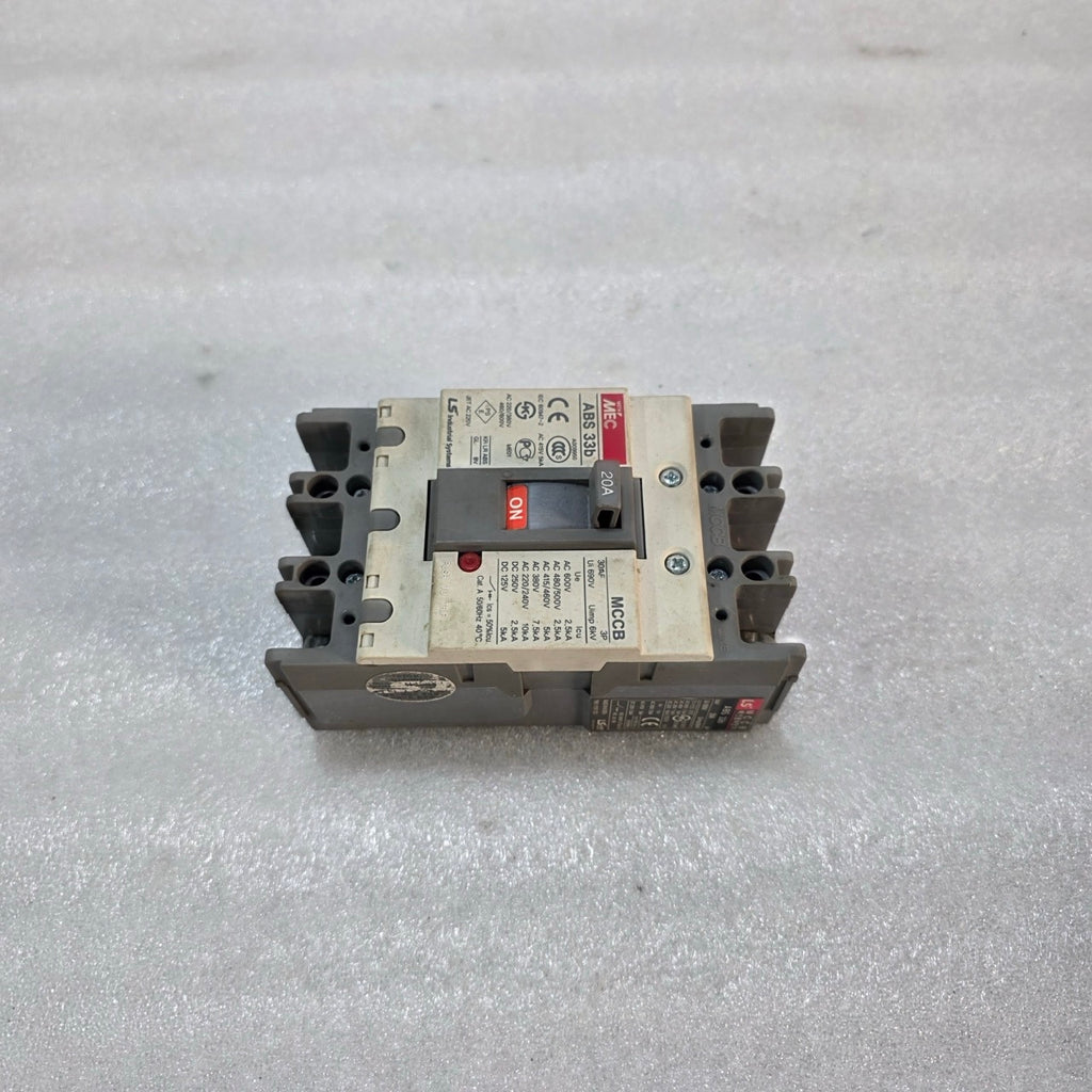 LS ABS 33B 3-POLE CIRCUIT BREAKER 20A