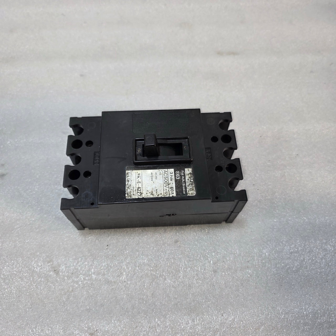 FUJI ELECTRIC S63 60A 3 POLE MCCB CIRCUIT BREAKER | AC 500V | INDUSTRIAL PROTECT