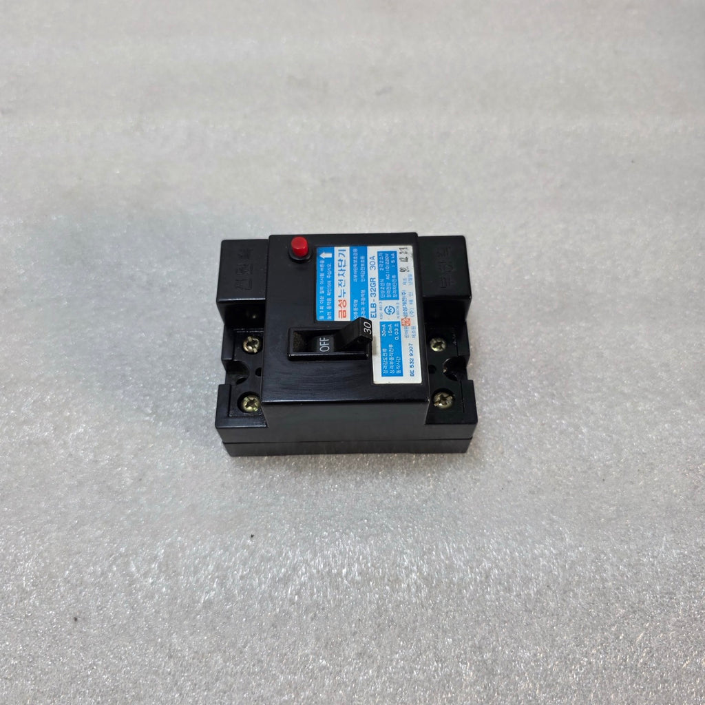 GEUMSEONG GYEJEON ELB-32GR EARTH LEAKAGE CIRCUIT BREAKER 30A