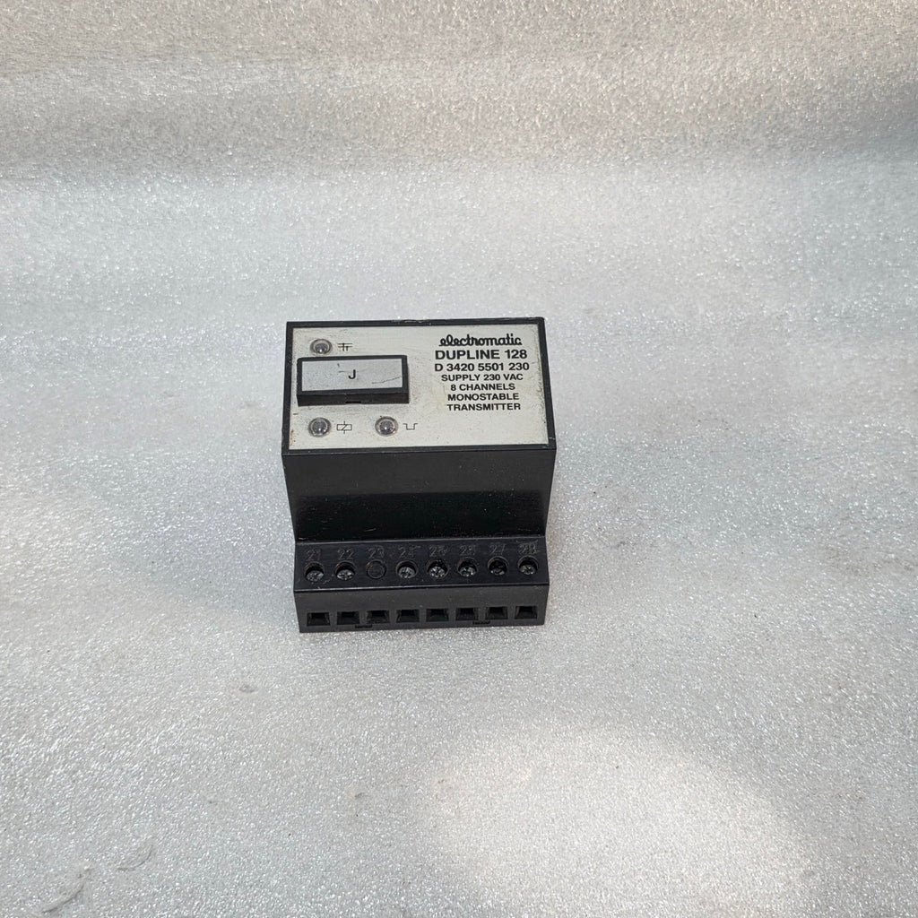 ELECTROMATIC DUPLINE 128 SERIES	D34205501230 8-CHANNEL MONOSTABLE TRANSMITTER FO