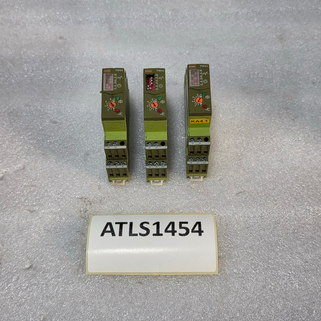 COEL TW21 MULTI-FUNCTION, MULTI-SCALE TIMER RELAY 94-242V AC/24V AC-DC