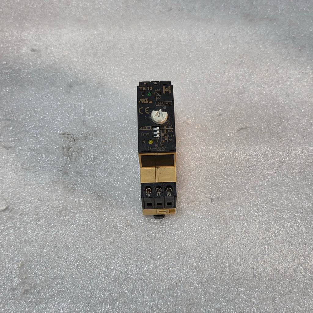 HIQUEL TE13 SERIES TIME DELAY RELAY (ON-DELAY FUNCTION) 24V AC/DC