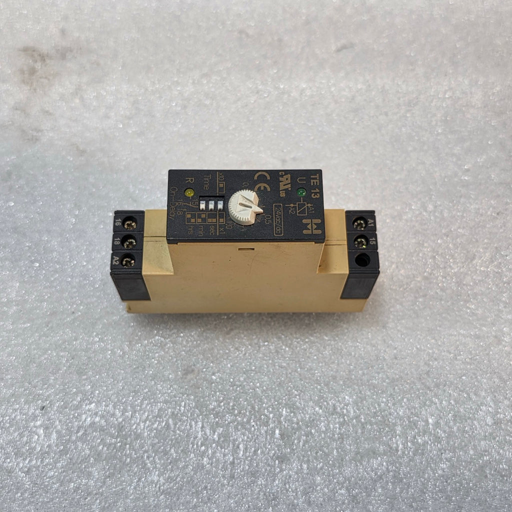 HIQUEL TE13 SERIES TIME DELAY RELAY (ON-DELAY FUNCTION) 24V AC/DC