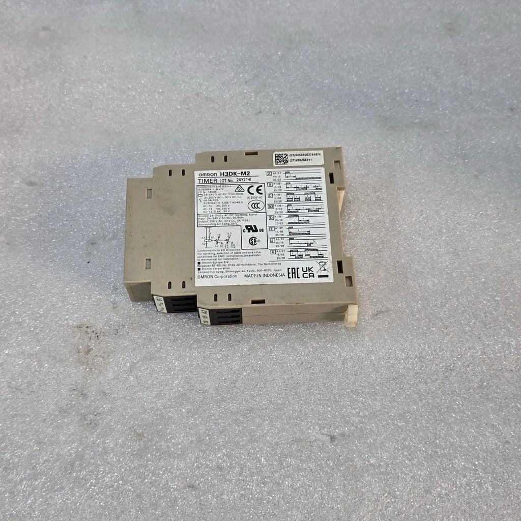 OMRON H3DK-M2 SOLID-STATE TIMER RELAY 24–240 VAC/VDC