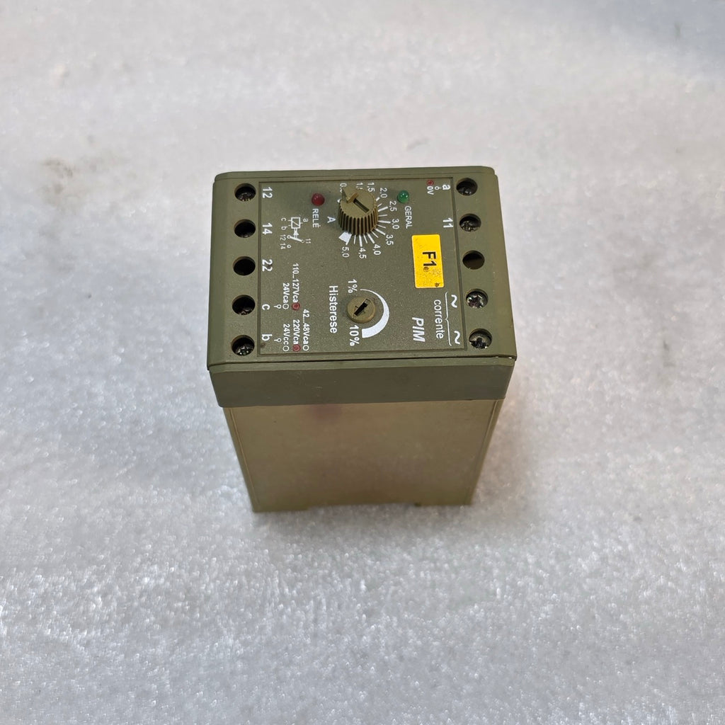COEL PIM 5 AMP/AC SINGLE-PHASE AC CURRENT MONITOR RELAY 12036021 110/220 VAC
