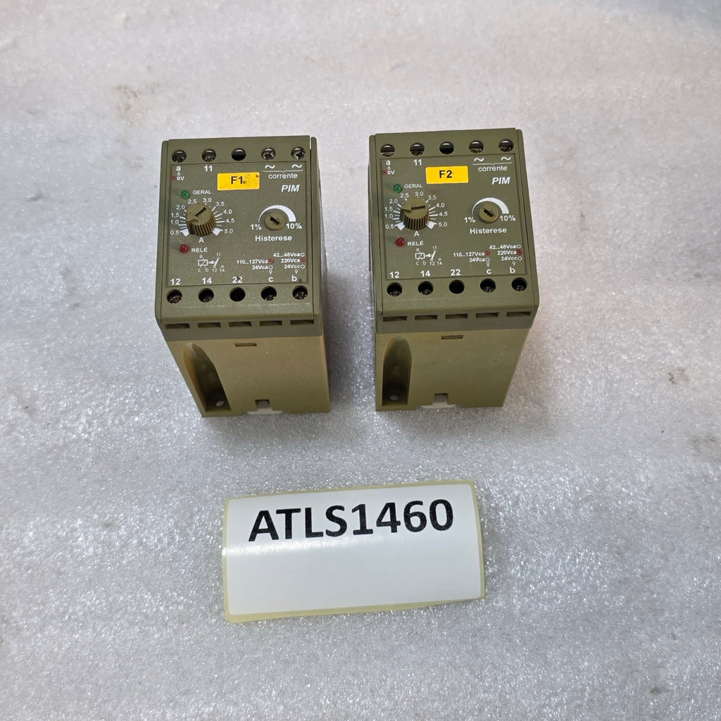 COEL PIM 5 AMP/AC SINGLE-PHASE AC CURRENT MONITOR RELAY 12036021 110/220 VAC