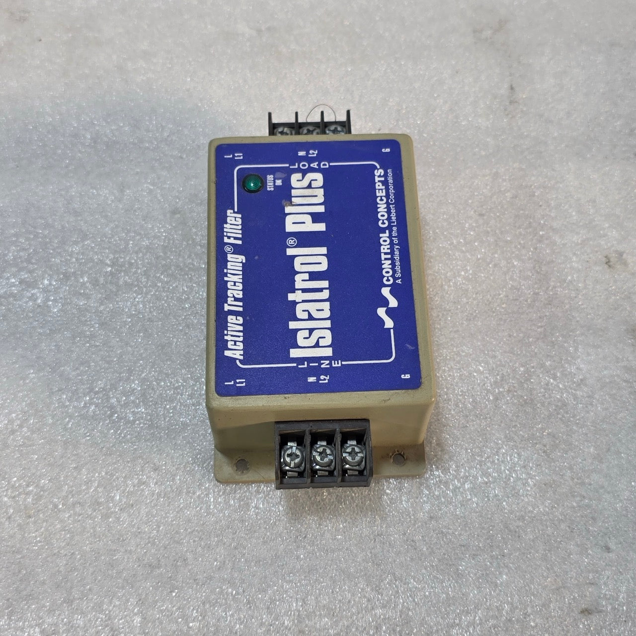 CONTROL CONCEPTS IC+105 ACTIVE TRACKING FILTER 120 VAC