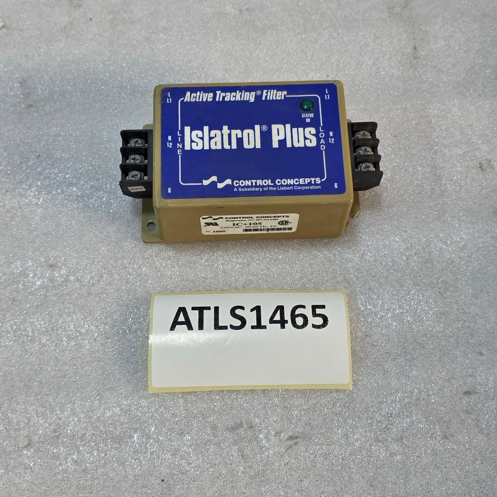 CONTROL CONCEPTS IC+105 ACTIVE TRACKING FILTER 120 VAC