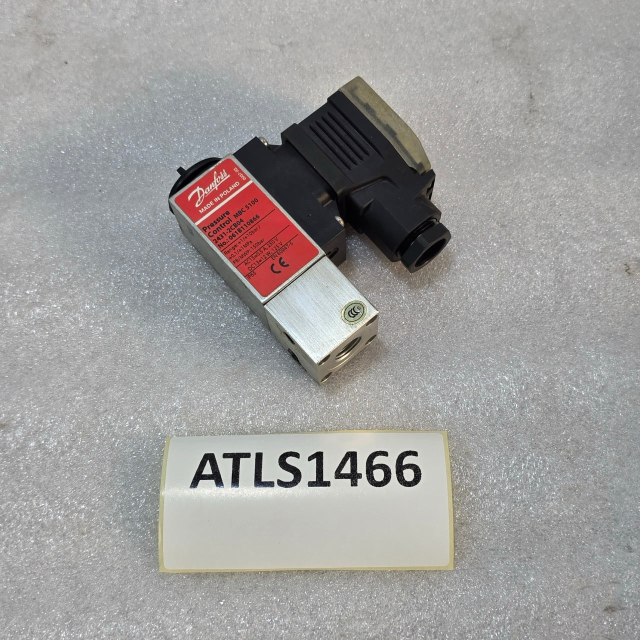 DANFOSS MBC 5100 2431-2CB04 PRESSURE SWITCH 061B110866