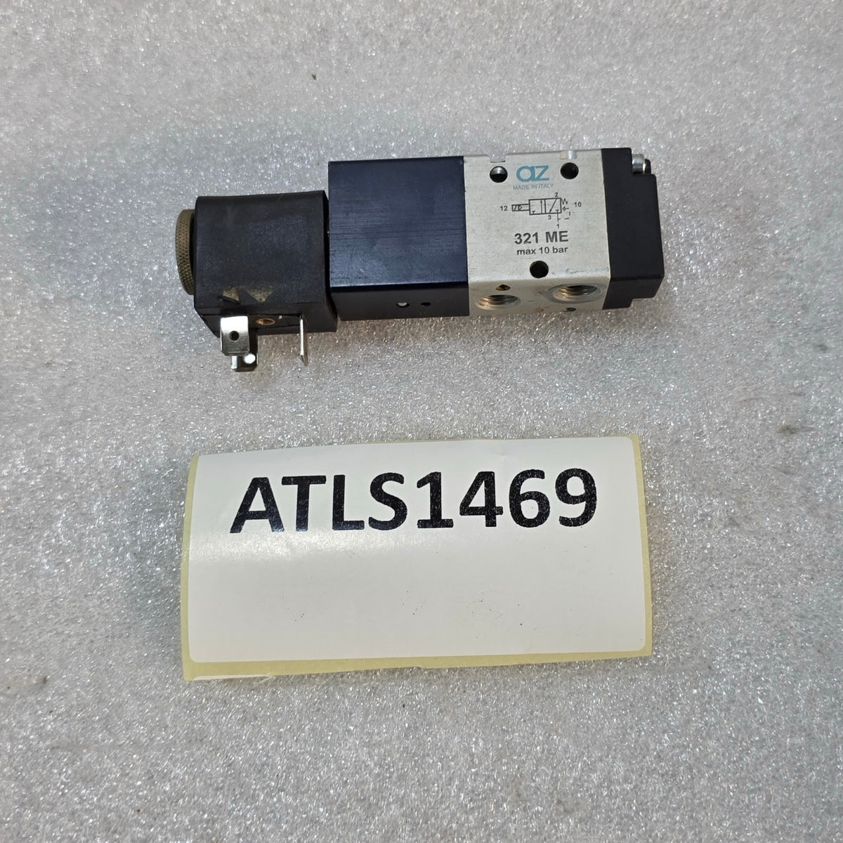 AZ PNEUMATICA 321 ME 3/2-WAY MONOSTABLE SOLENOID VALVE EVI 7/9 24VDC