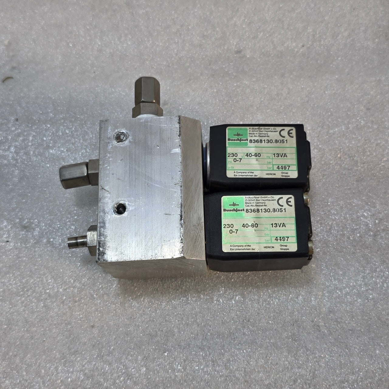 BUSCHJOST 8368130.8051 SOLENOID COIL 230 VAC