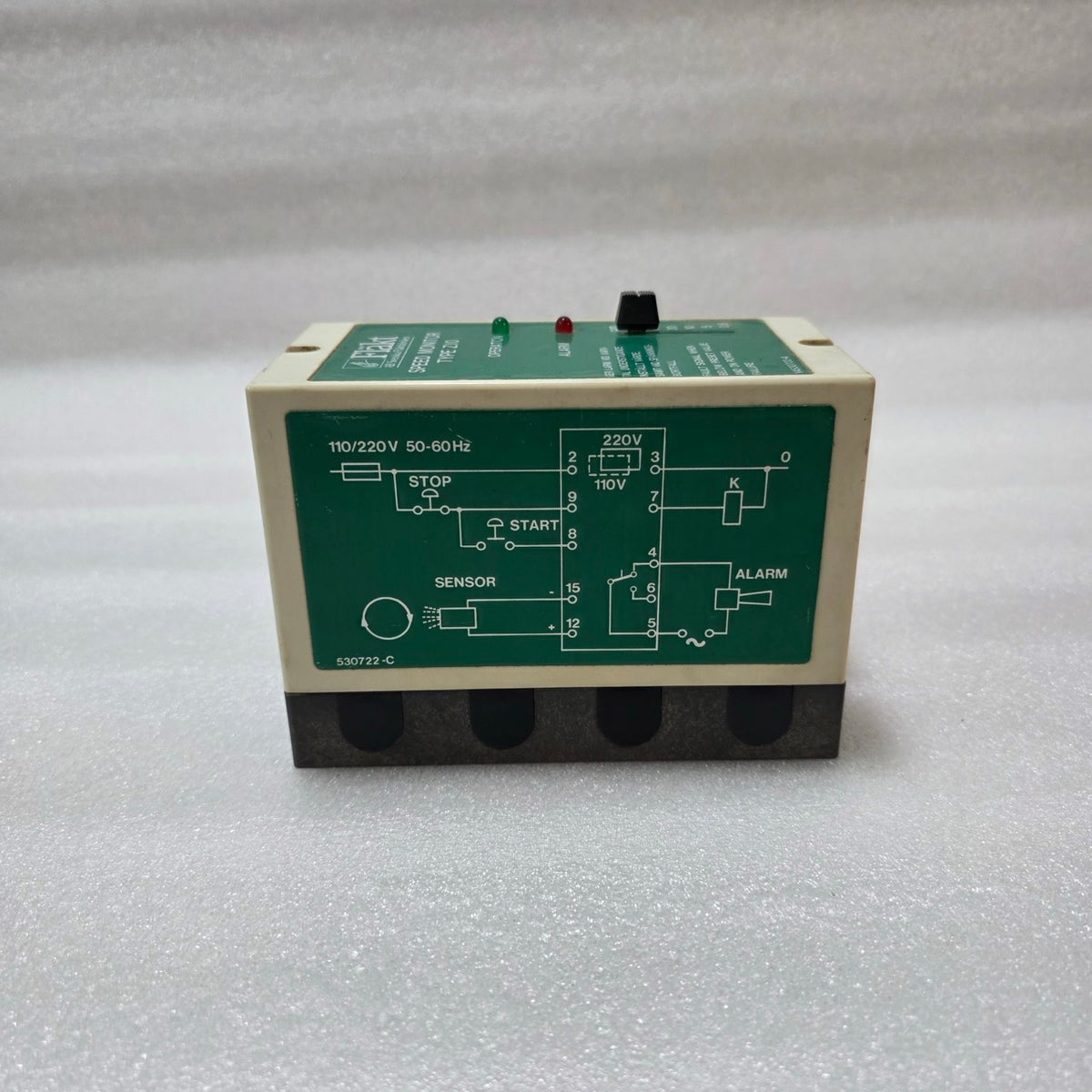 FLÄKT ZIO SPEED MONITOR RELAY 110-220VAC V4530722-A