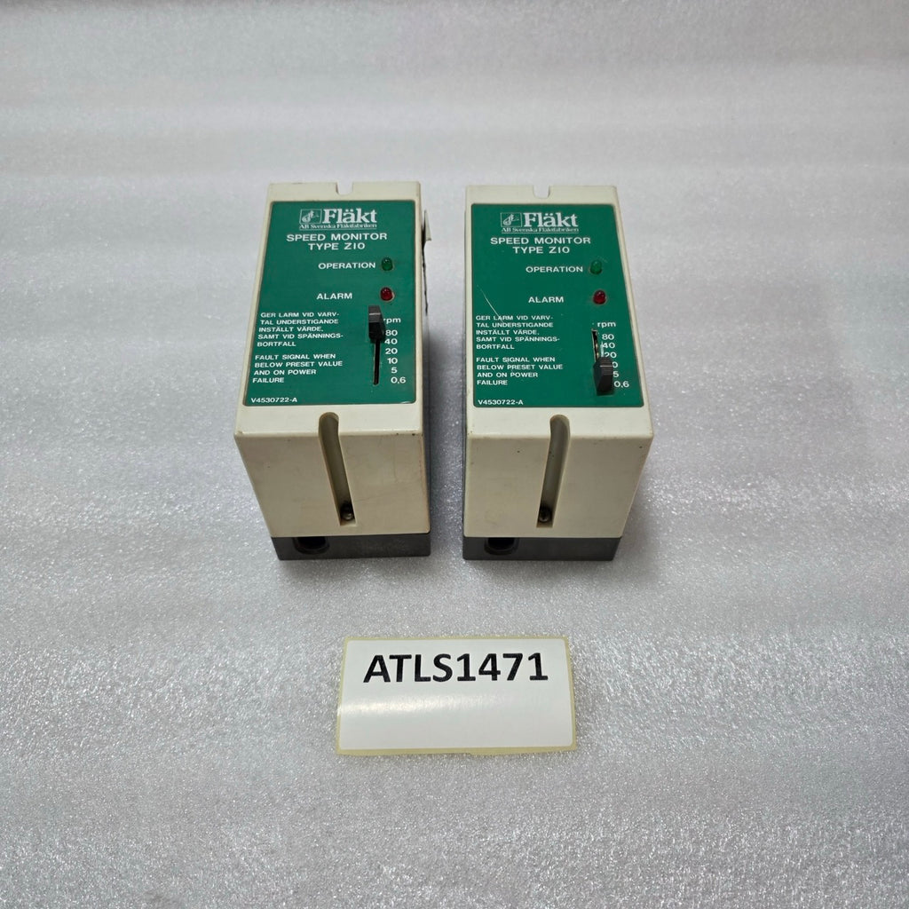 FLÄKT ZIO SPEED MONITOR RELAY 110-220VAC V4530722-A