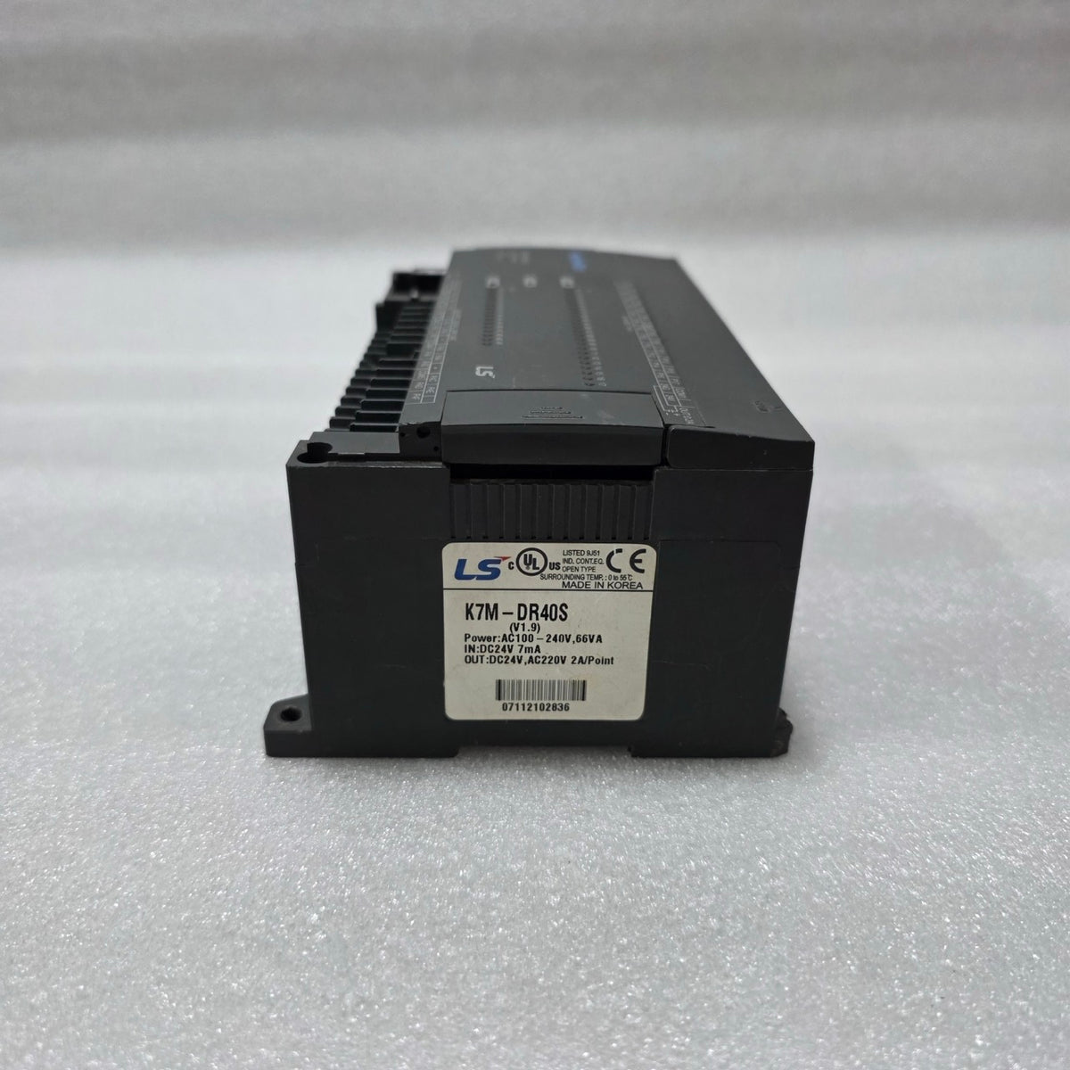 LS ELECTRIC K7M-DR40S PROGRAMMABLE LOGIC CONTROLLER (PLC) SYSTEM 100-240VAC