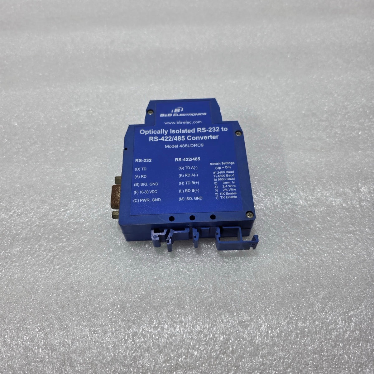 2 UNIT X B&B ELECTRONICS 485LDRC9 ISOLATED SERIAL DATA CONVERTER LOT OF 2 UNIT