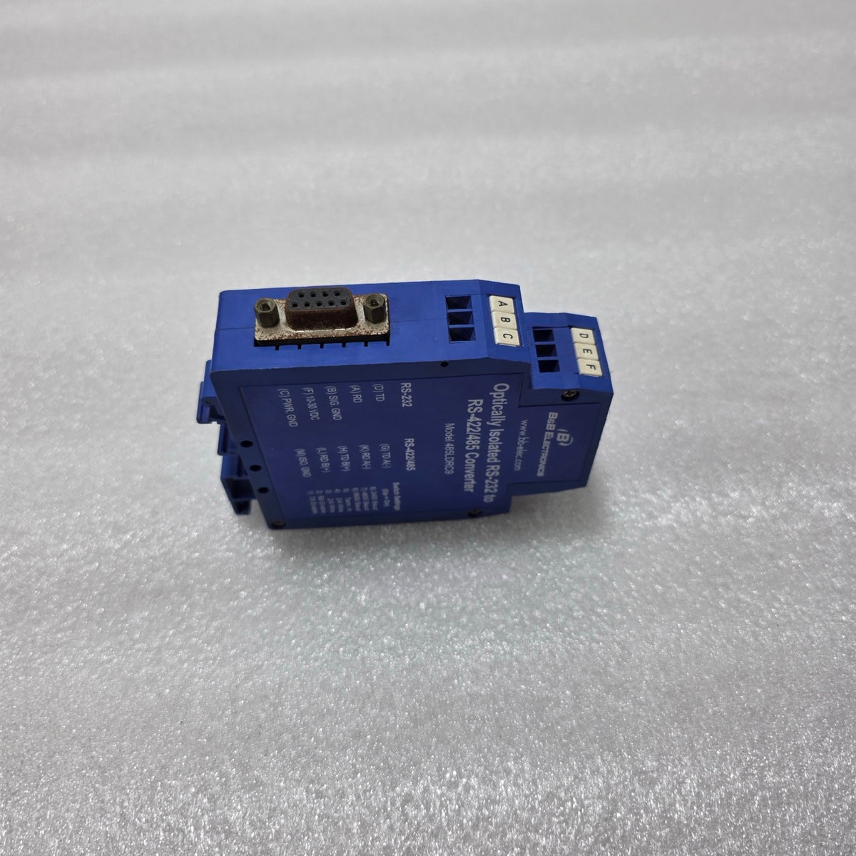 2 UNIT X B&B ELECTRONICS 485LDRC9 ISOLATED SERIAL DATA CONVERTER LOT OF 2 UNIT