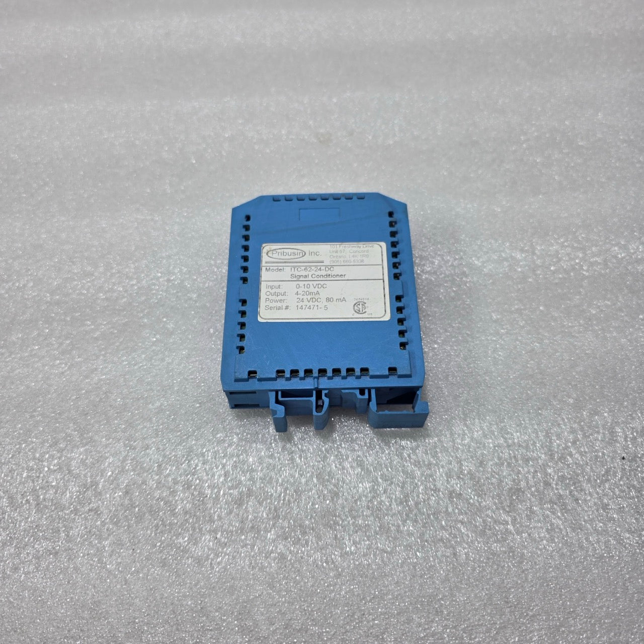 PRIBUSIN ITC-62-24-DC ISOLATED SIGNAL CONDITIONER 24VDC