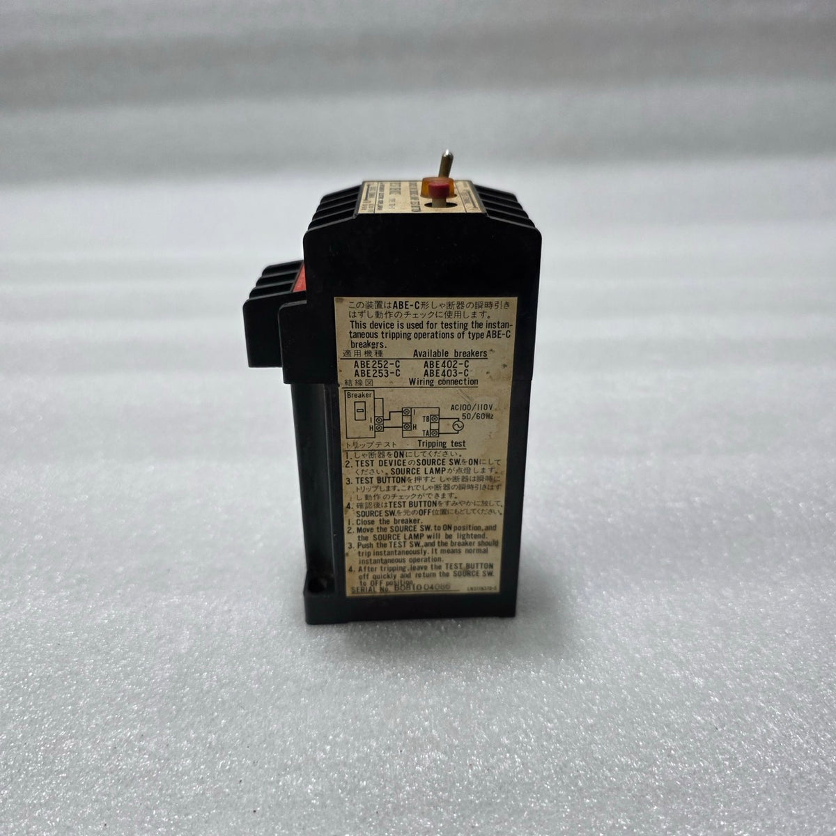 MITSUBISHI T01-B TEST DEVICE 100-110V
