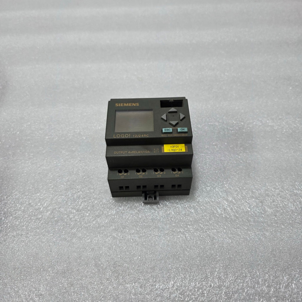 SIEMENS LOGO! 12/24RC 6ED1 052-1MD00-0BA5 LOGIC MODULE 12/24VDC