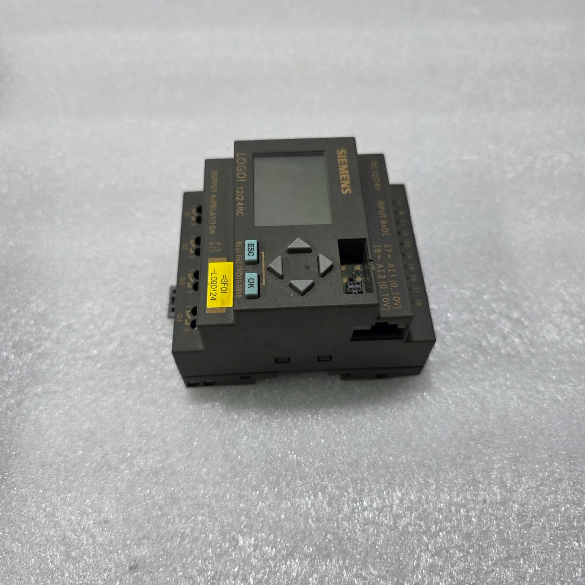 SIEMENS LOGO! 12/24RC 6ED1 052-1MD00-0BA5 LOGIC MODULE 12/24VDC