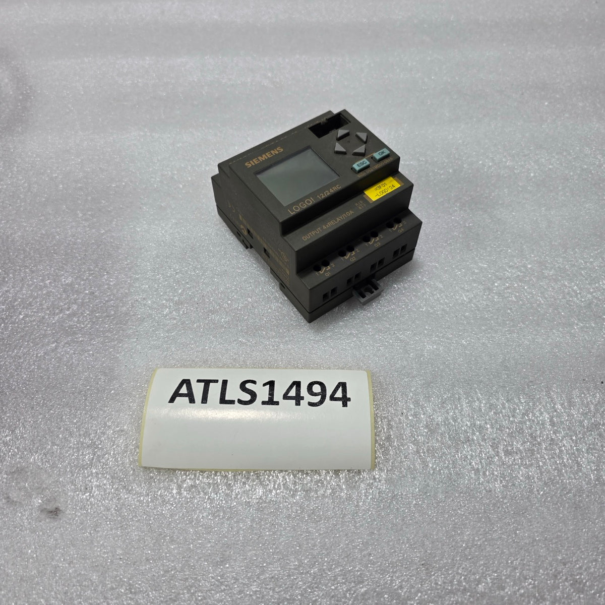 SIEMENS LOGO! 12/24RC 6ED1 052-1MD00-0BA5 LOGIC MODULE 12/24VDC
