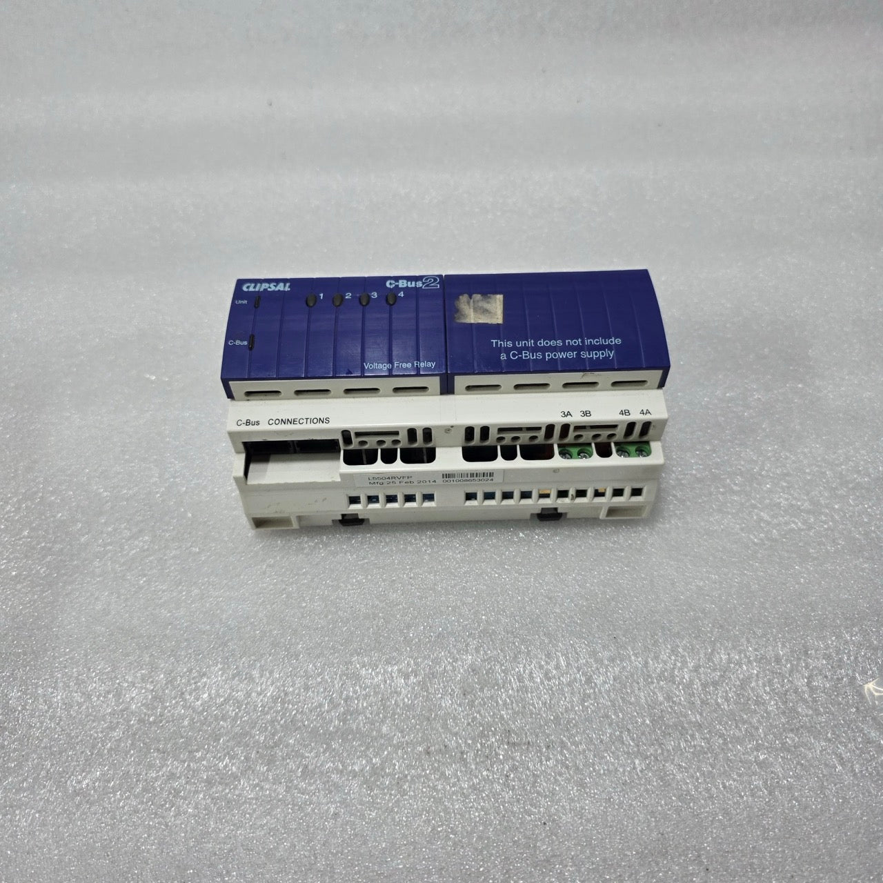 CLIPSAL L5504RVFP 4-CHANNEL VOLTAGE-FREE RELAY  220-240V L5504RVF