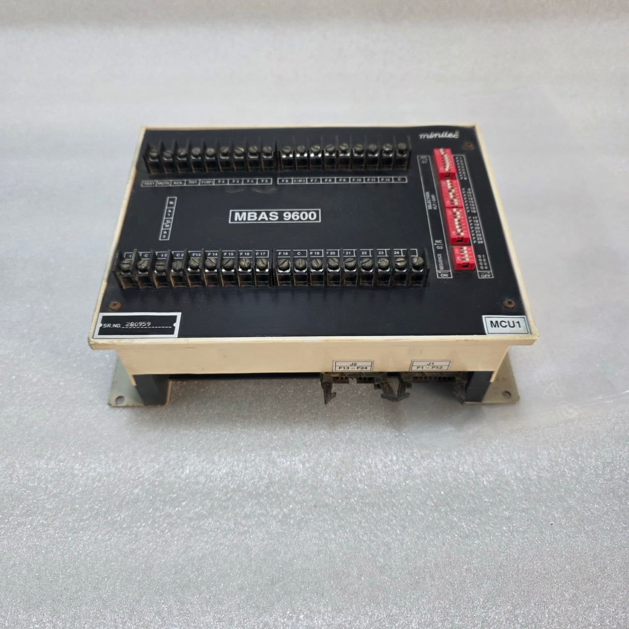 MINILEC MBAS 9600 ALARM ANNUNCIATOR SYSTEM CONTROL UNIT