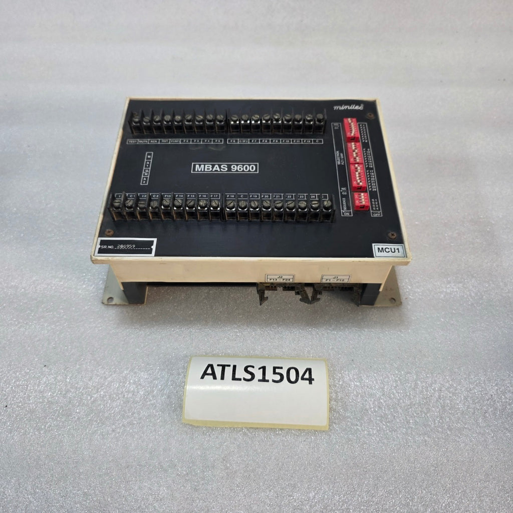 MINILEC MBAS 9600 ALARM ANNUNCIATOR SYSTEM CONTROL UNIT