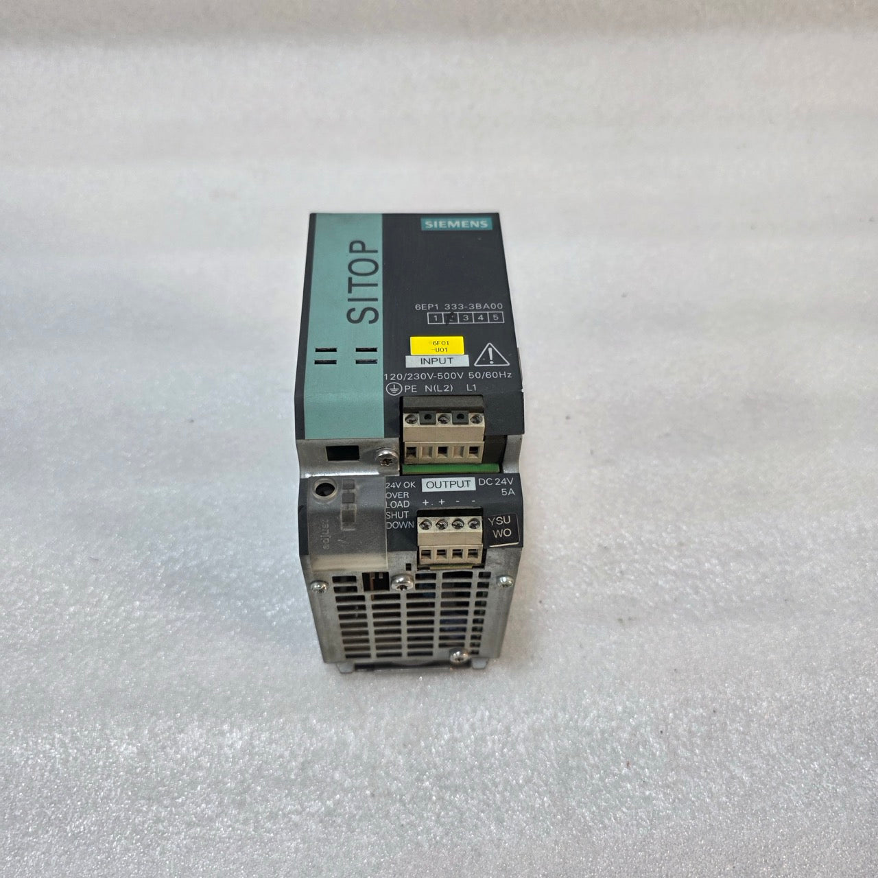 SIEMENS 6EP1333-3BA00 SITOP PSU200M POWER SUPPLY 24VDC 5A
