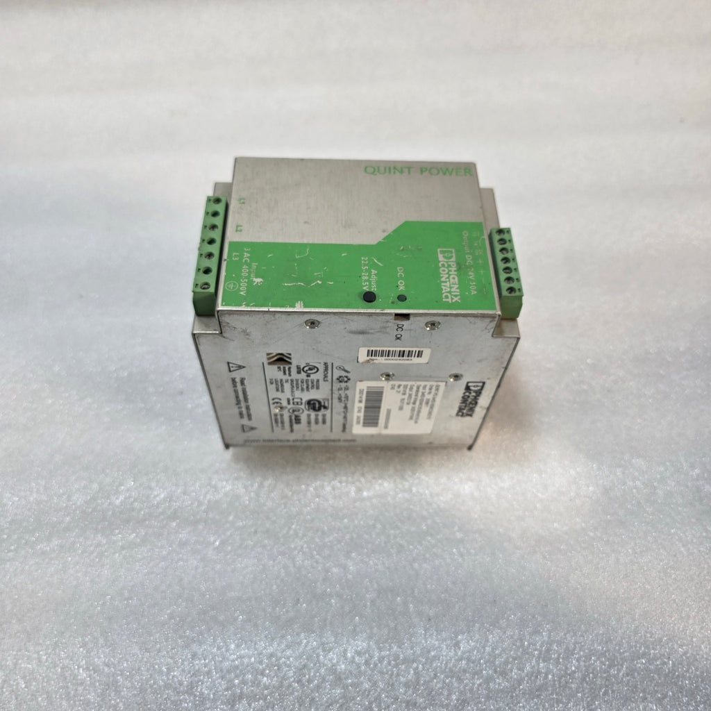 PHOENIX CONTACT QUINT-PS-3X400-500AC/24DC/10 PRIMARY-SWITCHED AC/DC POWER SUPPLY