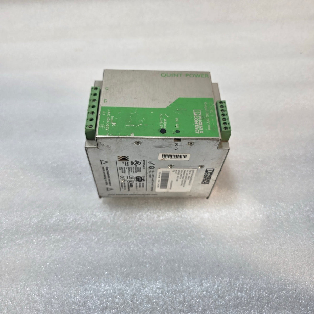PHOENIX CONTACT QUINT-PS-3X400-500AC/24DC/10 PRIMARY-SWITCHED AC/DC POWER SUPPLY