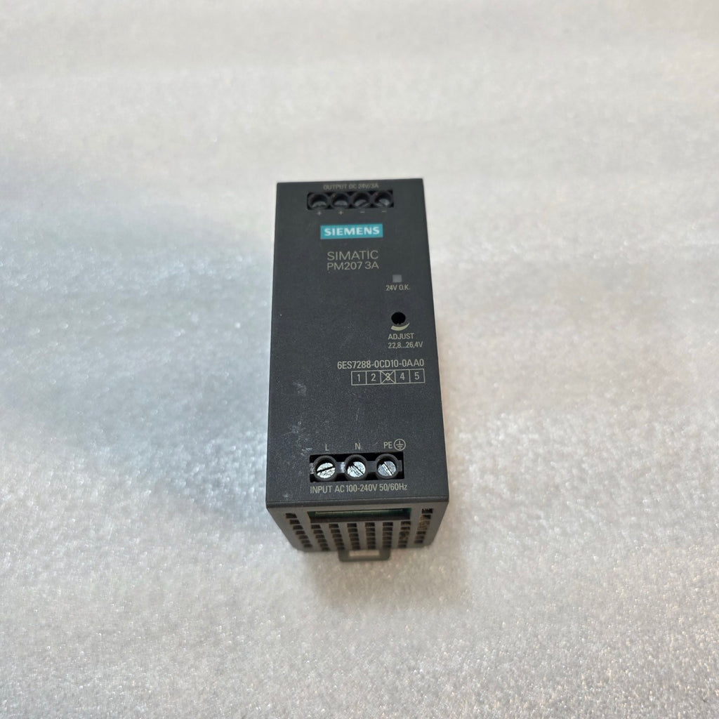 3 UNIT X SIEMENS SIMATIC PM207 3A POWER SUPPLY 6ES7288-0CD10-0AA0 LOT OF 3