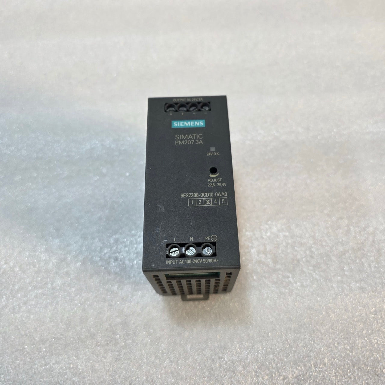 3 UNIT X SIEMENS SIMATIC PM207 3A POWER SUPPLY 6ES7288-0CD10-0AA0 LOT OF 3