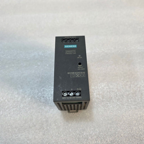 3 UNIT X SIEMENS SIMATIC PM207 3A POWER SUPPLY 6ES7288-0CD10-0AA0 LOT OF 3
