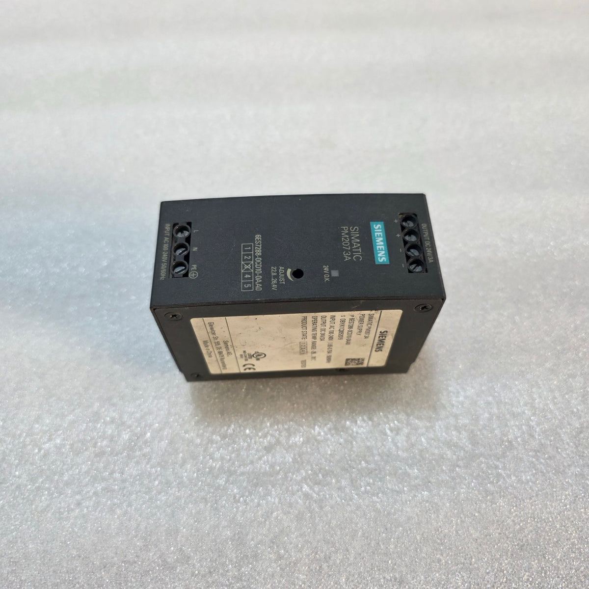 3 UNIT X SIEMENS SIMATIC PM207 3A POWER SUPPLY 6ES7288-0CD10-0AA0 LOT OF 3
