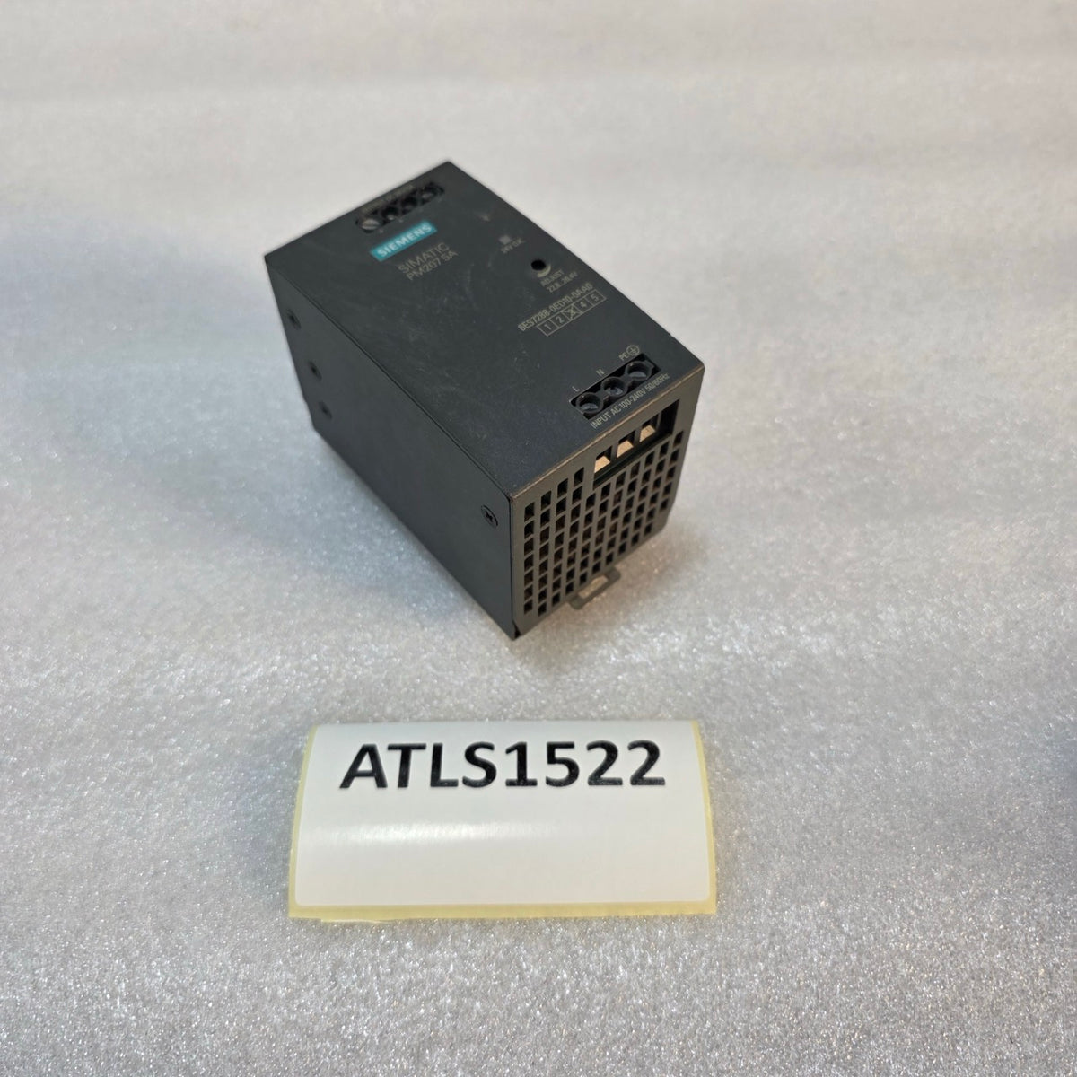 SIEMENS SIMATIC PM207 5A POWER SUPPLY 6ES7288-0ED10-0AA0