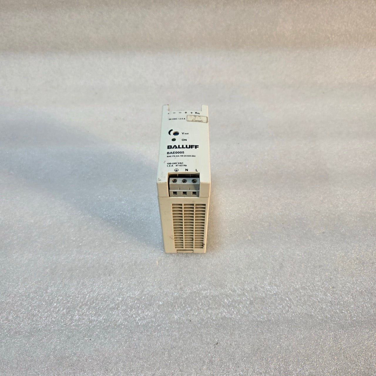 BALLUFF BAE0005 INDUSTRIAL POWER SUPPLY BAE PS-XA-1W-24-025-002