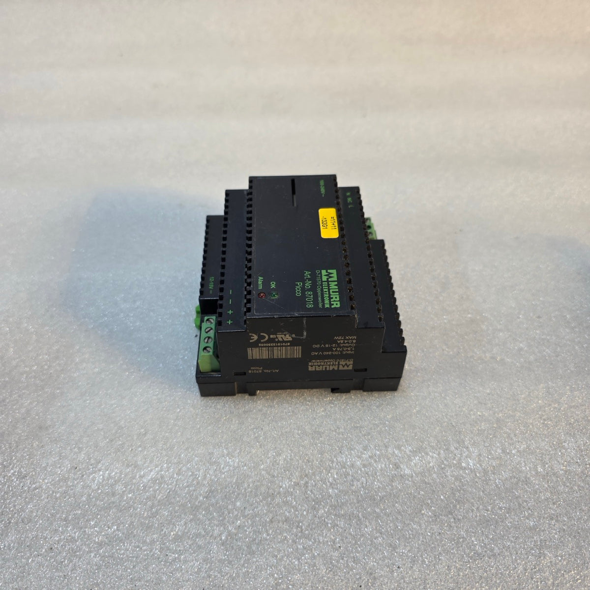 MURR ELEKTRONIK 87018 INDUSTRIAL SWITCHING POWER SUPPLY