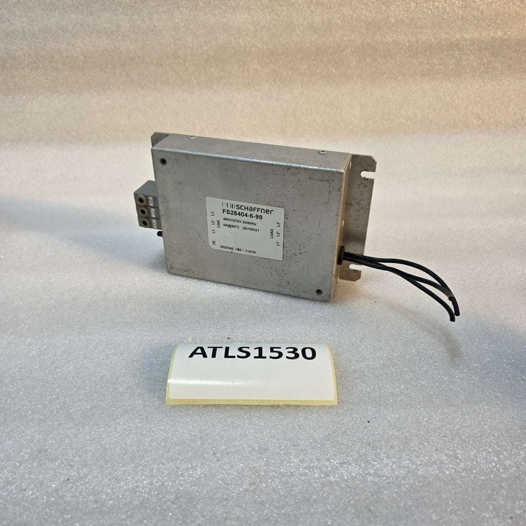 SCHAFFNER FS28404-6-99 EMC / EMI LINE FILTER 480 V AC