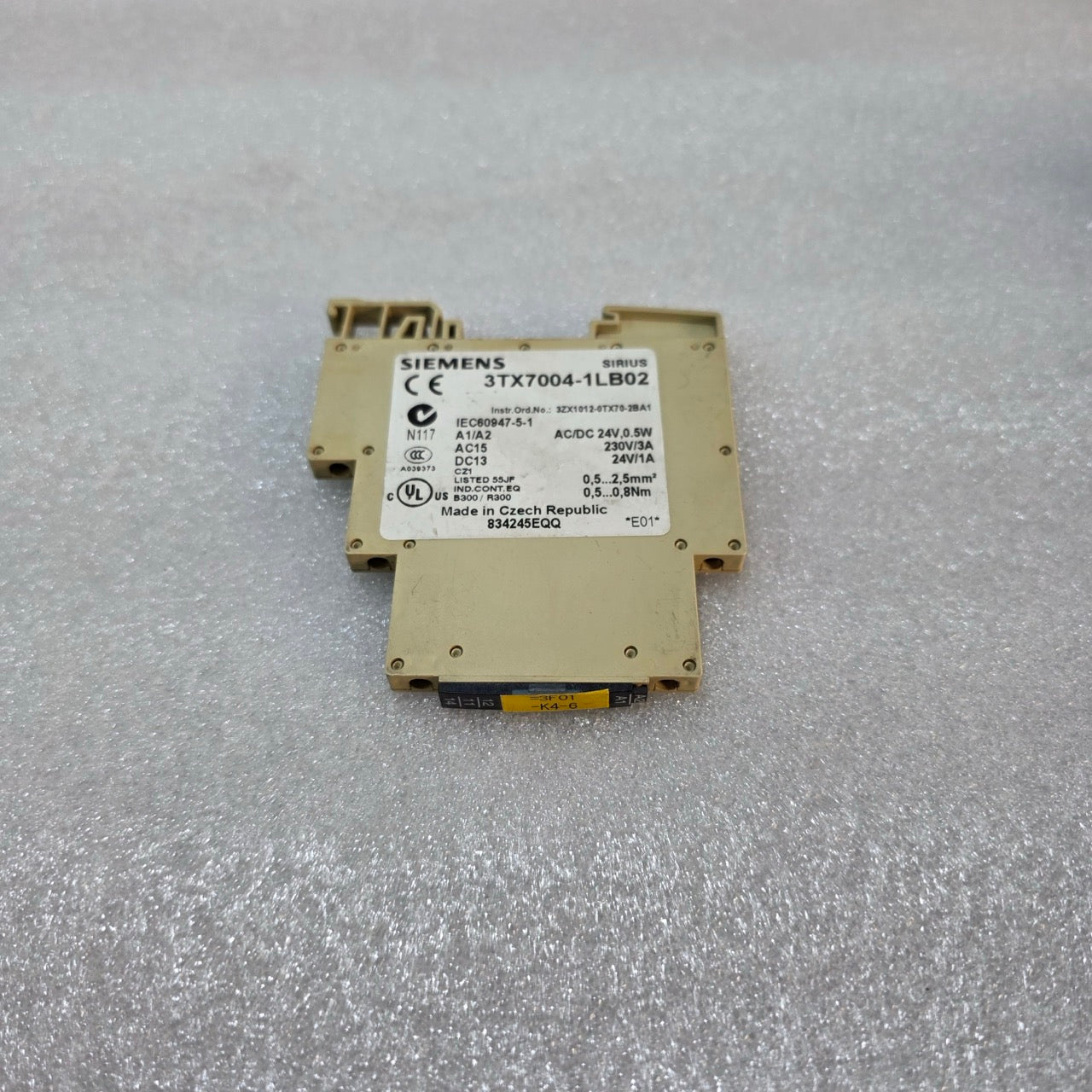 10 UNIT X SIEMENS 3TX7004-1LB02 TIME RELAY / AUXILIARY RELAY MODULE LOT OF 10