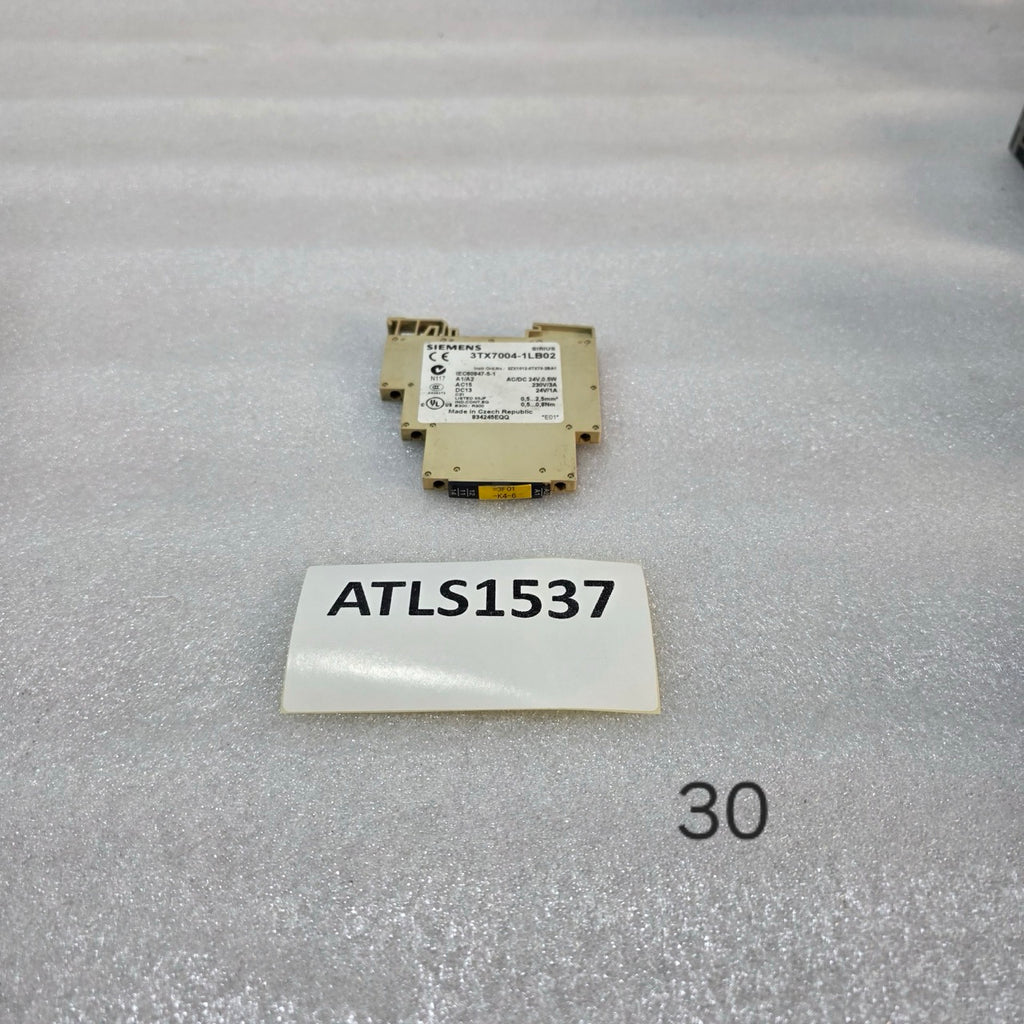 10 UNIT X SIEMENS 3TX7004-1LB02 TIME RELAY / AUXILIARY RELAY MODULE LOT OF 10