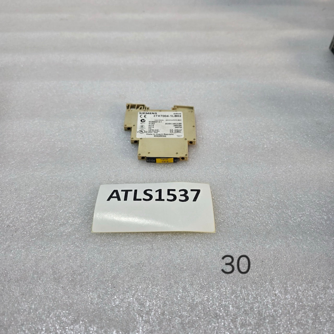 10 UNIT X SIEMENS 3TX7004-1LB02 TIME RELAY / AUXILIARY RELAY MODULE LOT OF 10